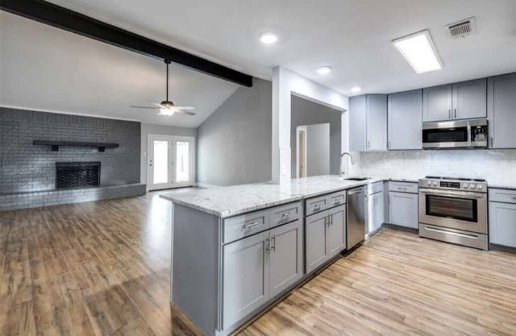 Kitchen renovation by Salvation Home Remodeling in Fort Worth.