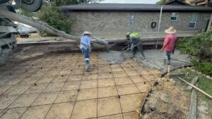Versatile landscaping and concrete work by Salvation Home Remodeling.