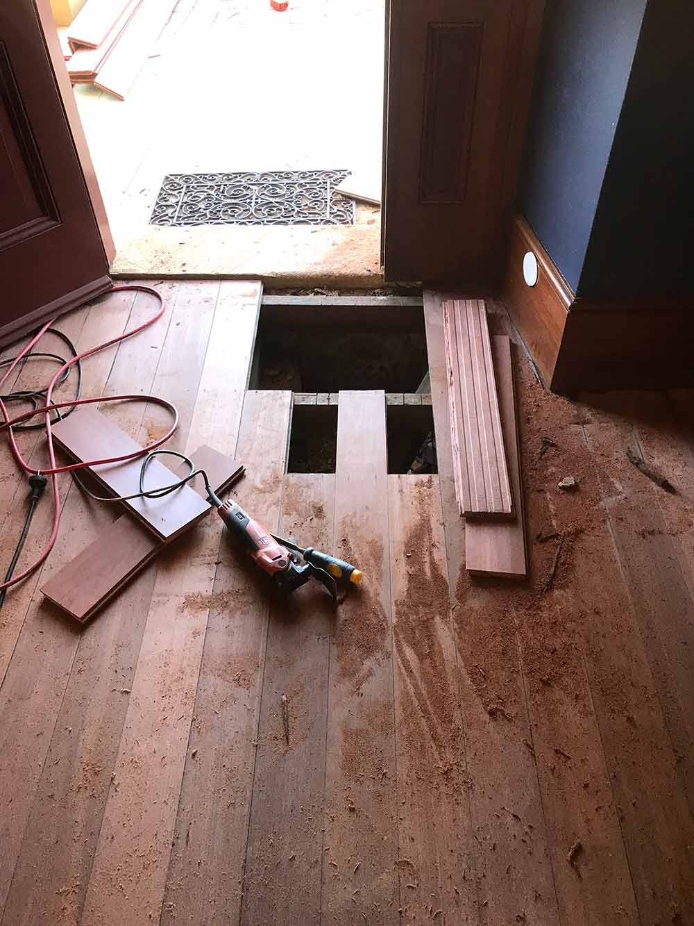 replacing old floorings