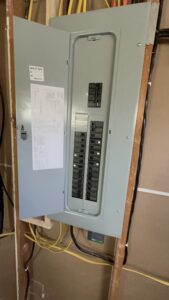 High-quality electrical panel for home remodeling projects by Salvation Home Remodeling. Expert electrical services.
